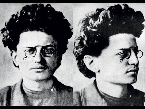 1898年,俄国革命家列夫·托洛茨基(leon trotsky)被沙皇的警方逮捕并