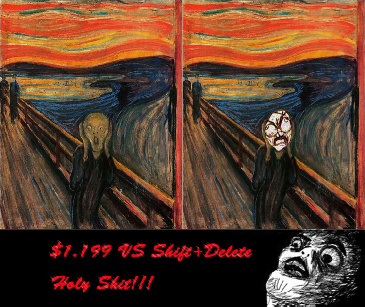 挪威印象派画家爱德华·蒙克（Edvard Munch）的代表作之一《呐喊》（1895年第三版）最终以1.07亿美元（追加佣金则为1.199亿美元）落槌。