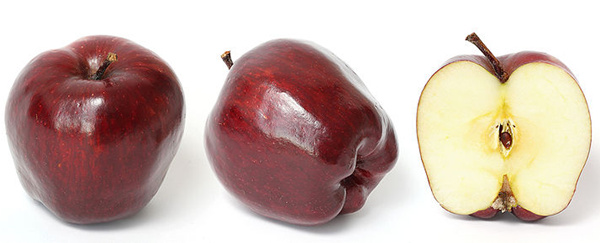蛇果，其实与蛇一点关系没有……它的英文名为Red delicious apple，被音译为“地厘蛇果”，后来就衍化出“蛇果”之名  图/wiki commons